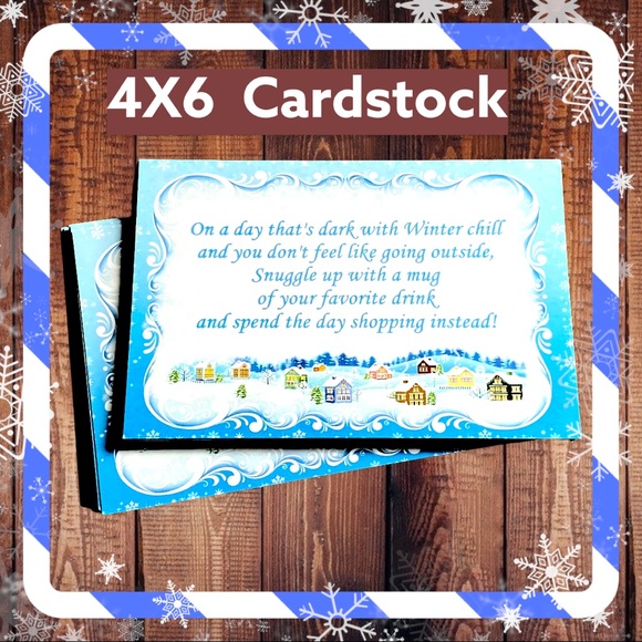 50 Winter Cards 4X6 Post Cards Christmas PRICE IS FIRM - Picture 2 of 3